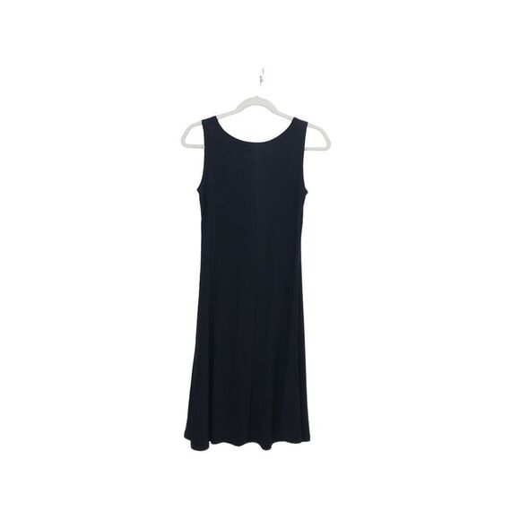 SYMPLI Canadian Black Sleeveless Pullover Swing Comfortable Dress - Picture 9 of 9